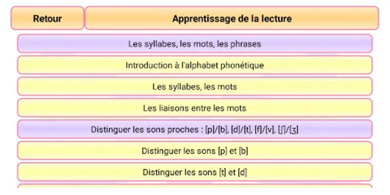 Français CE1 android App screenshot 3